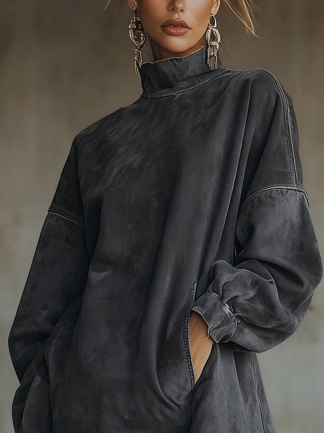 OLIVE™ | Turtleneck Dress