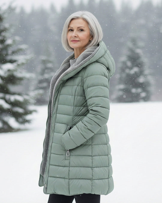 CLAUDÉ™ |Fleece-Lined Puffer Coat