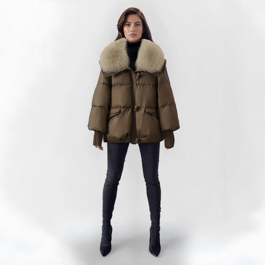 MENA™ | Die stilvolle Kunstfelljacke