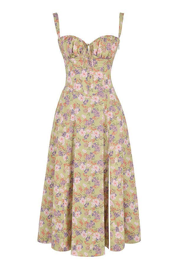 HAILEY™ | Florales Bustierkleid mit Taillenformung
