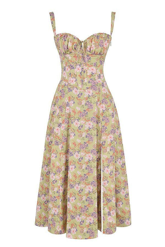 HAILEY™ | Florales Bustierkleid mit Taillenformung