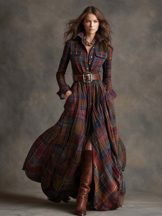 JOLENE™ | Belted Shirt Dress