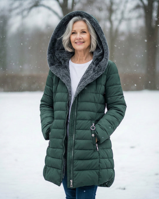 CLAUDÉ™ |Fleece-Lined Puffer Coat