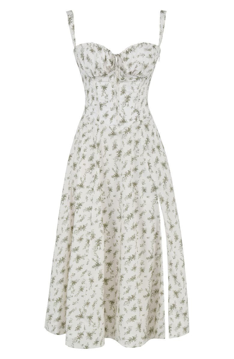 HAILEY™ | Florales Bustierkleid mit Taillenformung