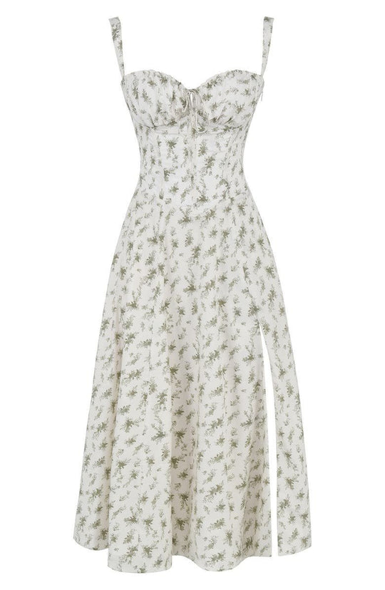 HAILEY™ | Florales Bustierkleid mit Taillenformung