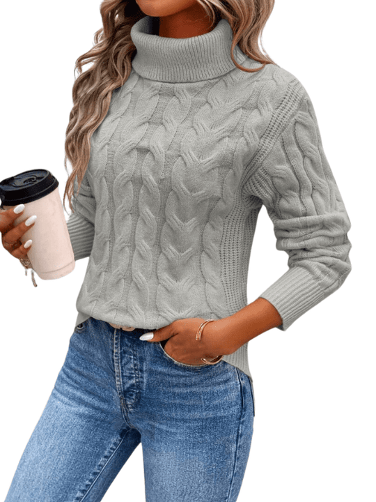 GIORGIA™ | Warmer Damen-Rollkragenpullover aus Strick