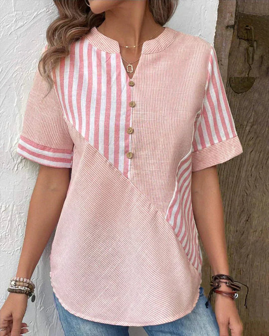 KELSA™ | Soft Striped Blouse