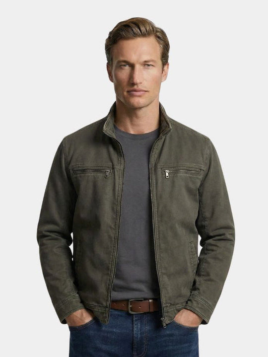 MAXIME™ | Vintage Olive Field Jacket