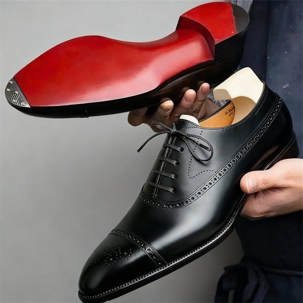 HARRY™ | Black Tuxedo Oxford shoes