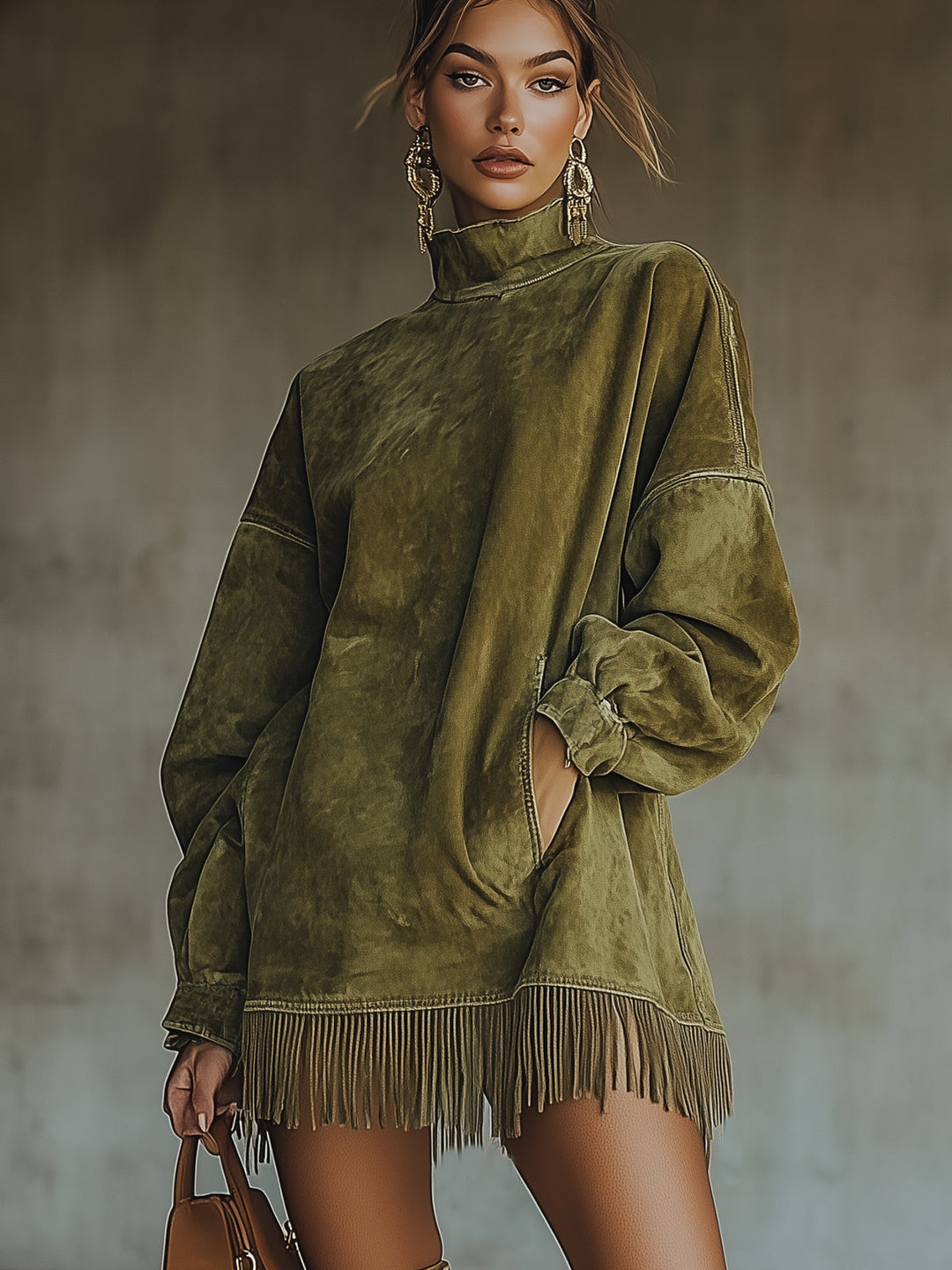 OLIVE™ | Turtleneck Dress