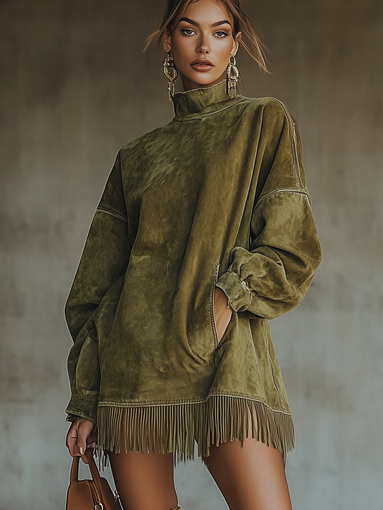 OLIVE™ | Turtleneck Dress