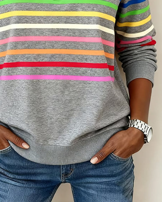 MARIE™ |Casual jumper with comfort and colourful style for every day