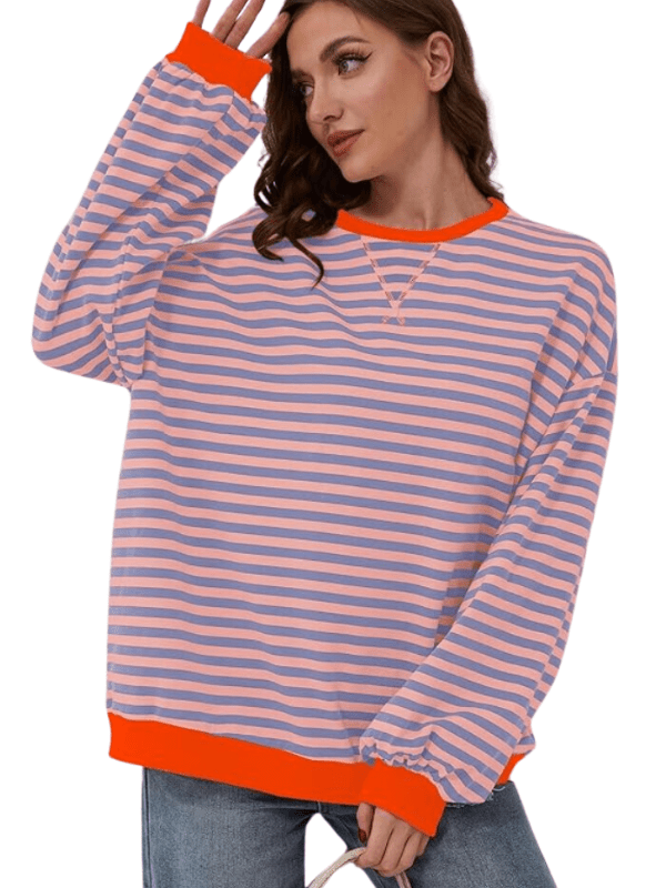 MAYA™ | Gestreifter Oversize-Pullover