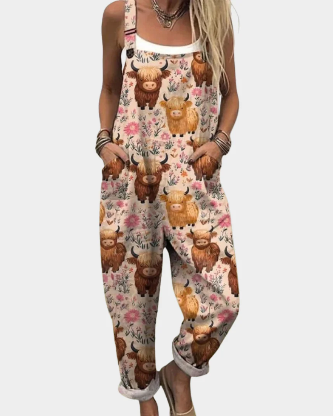 ELOWA™ | Printed Spring Overalls