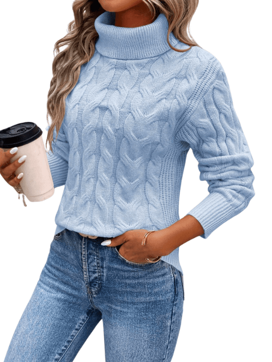 GIORGIA™ | Warmer Damen-Rollkragenpullover aus Strick