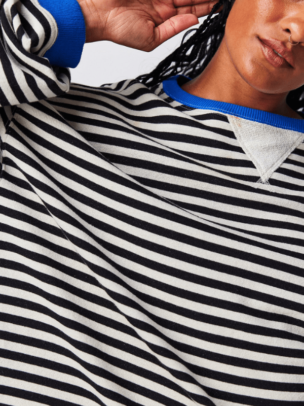 MAYA™ | Gestreifter Oversize-Pullover