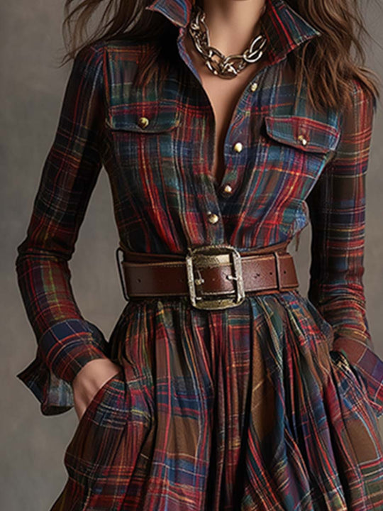 JOLENE™ | Belted Shirt Dress