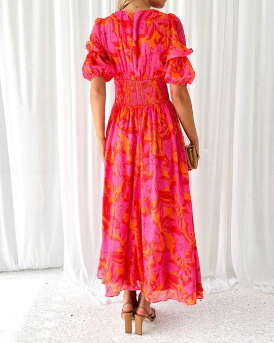 SALOME™ | Tropical Maxi Dress