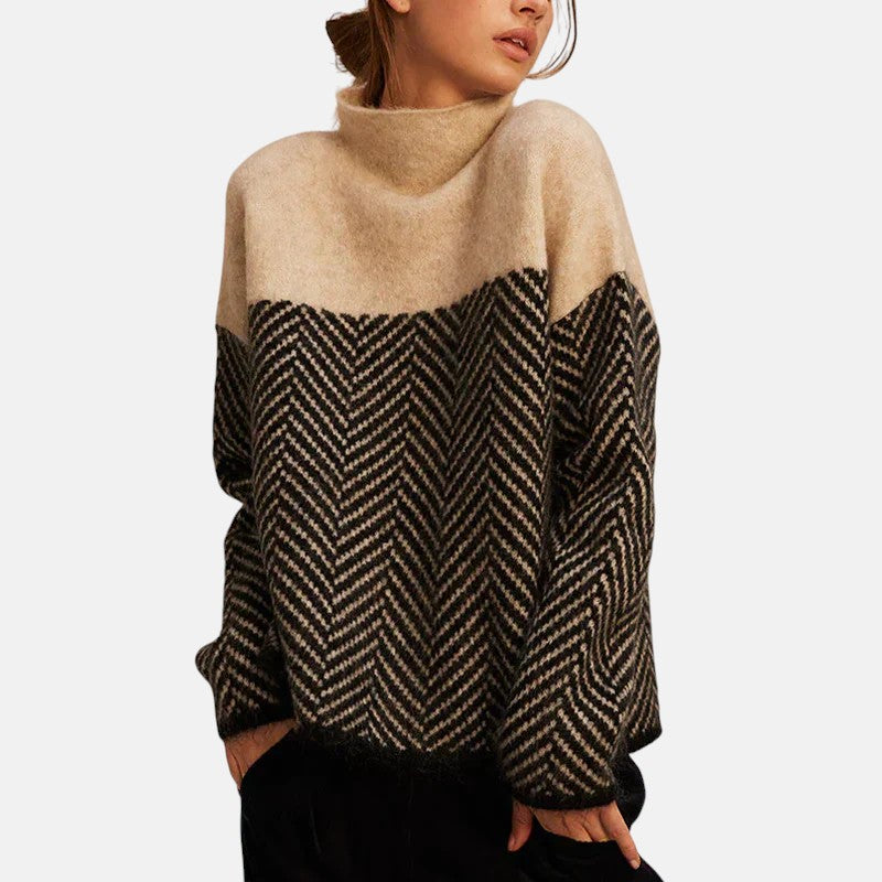 AVEA™ | Herringbone knit jumper
