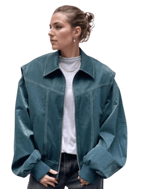 ALICE™ | Oversized Lederjacke