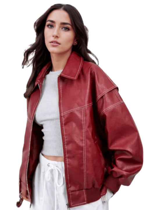 ALICE™ | Oversized Lederjacke