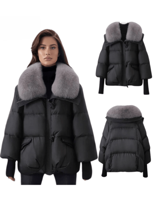 MENA™ | Die stilvolle Kunstfelljacke