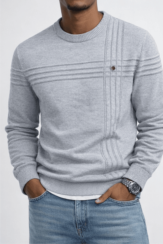 KEVIN™ | Stylish men's jumper with diamond pattern