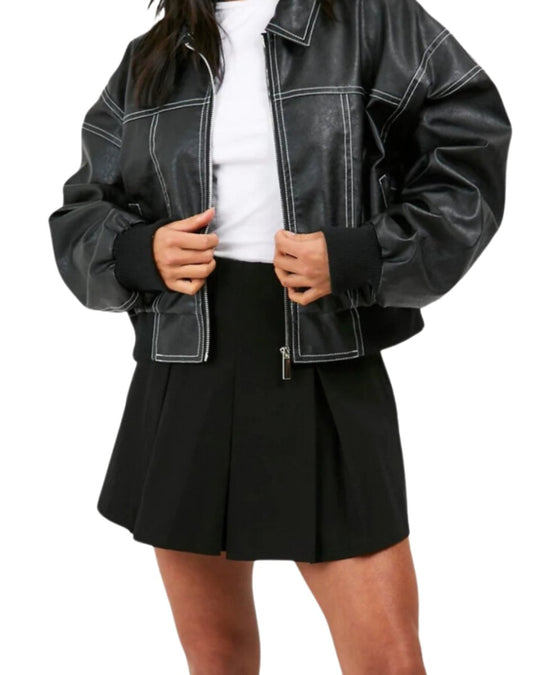ALICE™ | Oversized Lederjacke