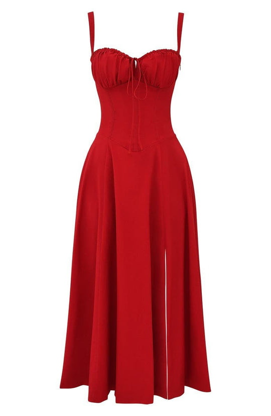 HAILEY™ | Florales Bustierkleid mit Taillenformung