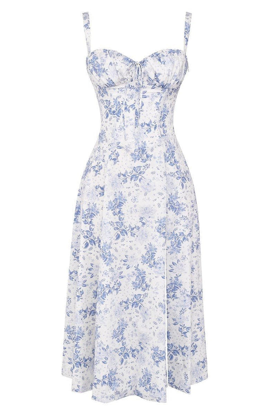 HAILEY™ | Florales Bustierkleid mit Taillenformung