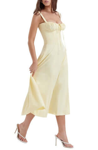 HAILEY™ | Florales Bustierkleid mit Taillenformung
