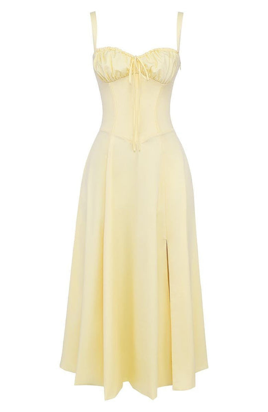 HAILEY™ | Florales Bustierkleid mit Taillenformung