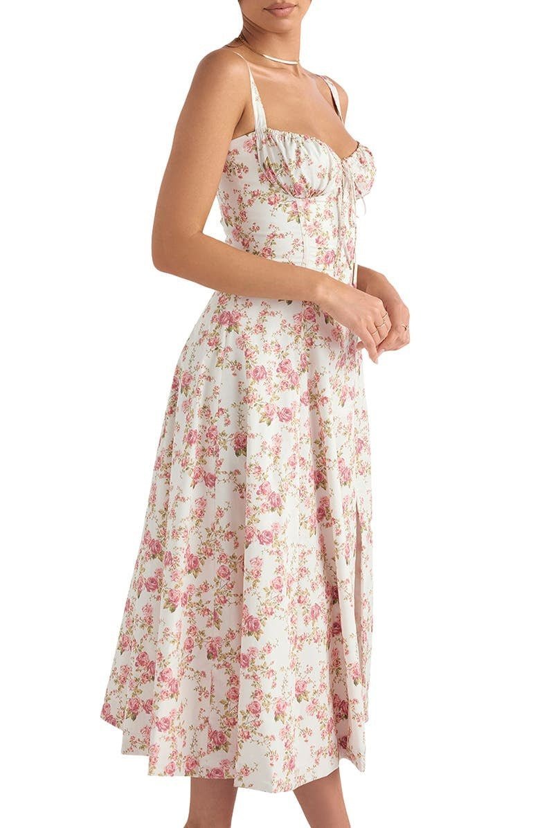 HAILEY™ | Florales Bustierkleid mit Taillenformung