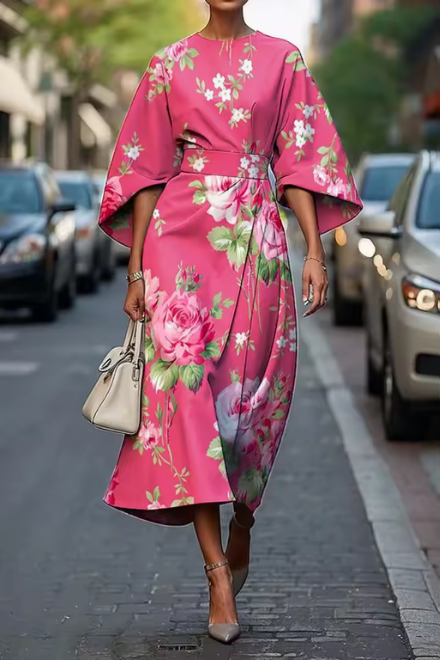 MOREEN™ | Elegant Floral Dress