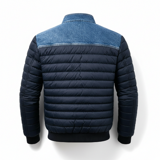 JORI™ | Fashionable Padded Denim Jacket