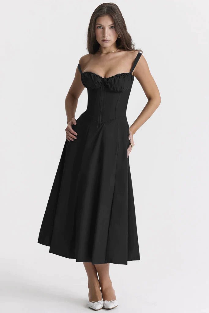 HAILEY™ | Florales Bustierkleid mit Taillenformung
