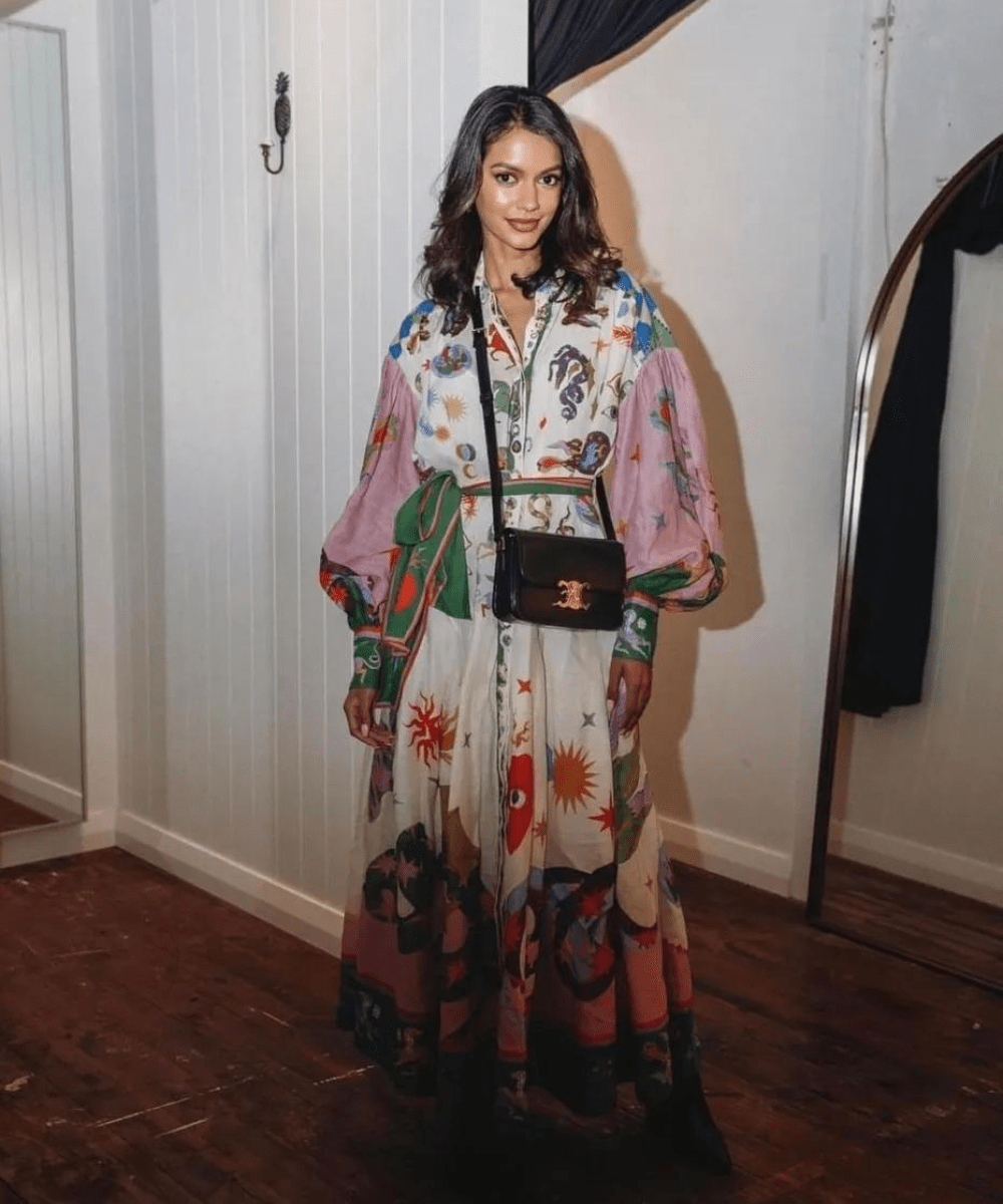TINA™ | Italienisches Maxikleid