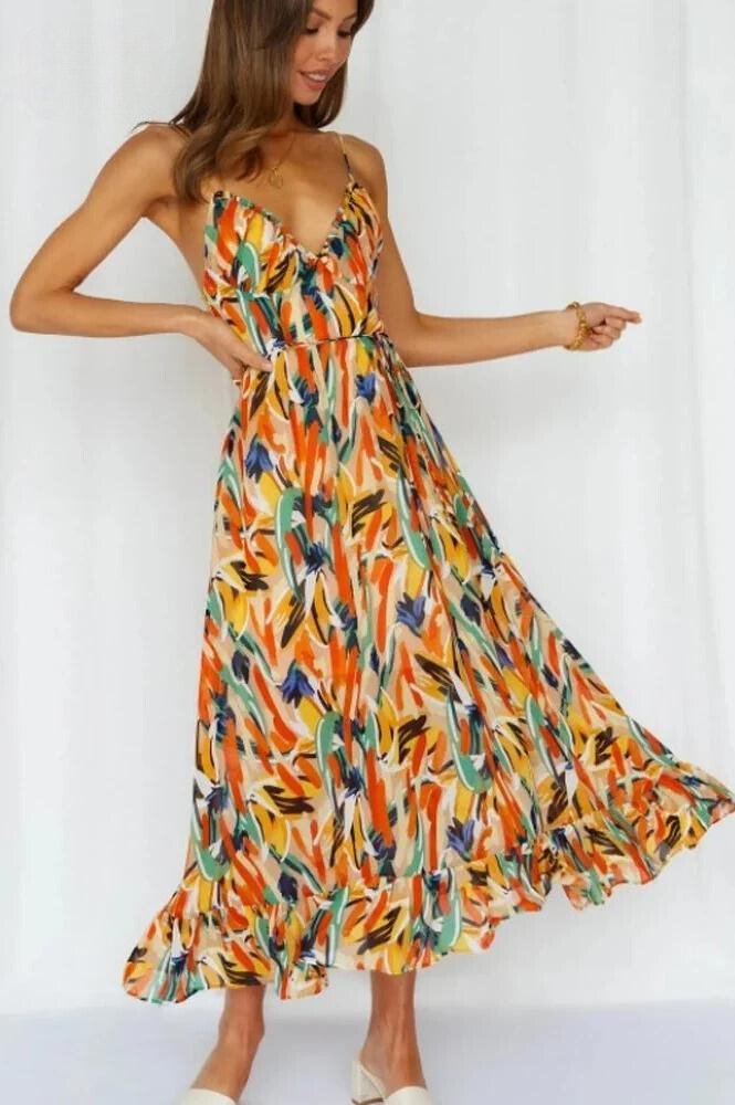 ANNIKA™ | Bunte Sommerkleid