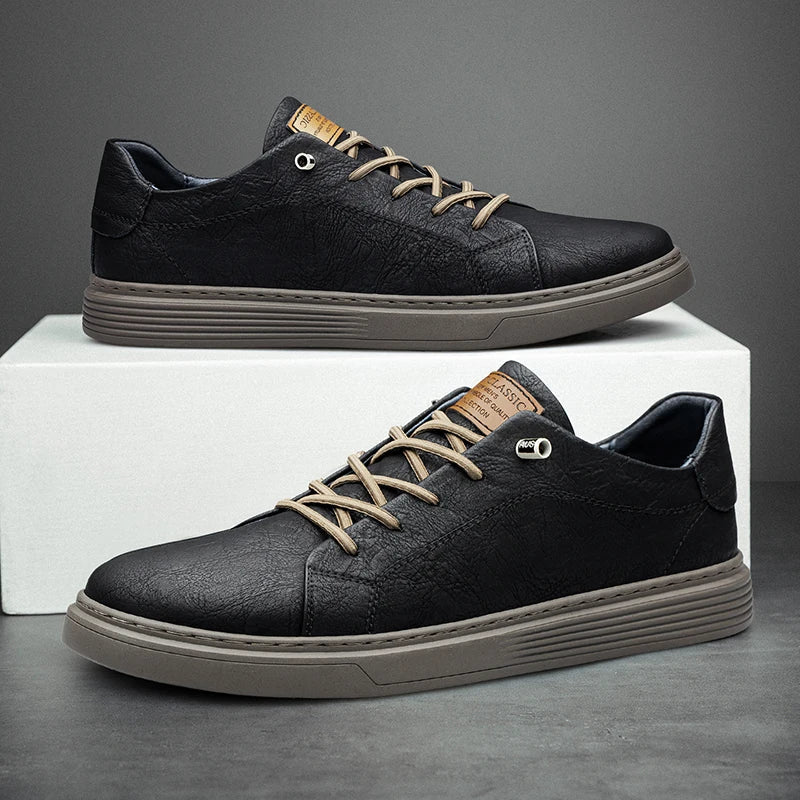 CLARK™ | Leather Trainers