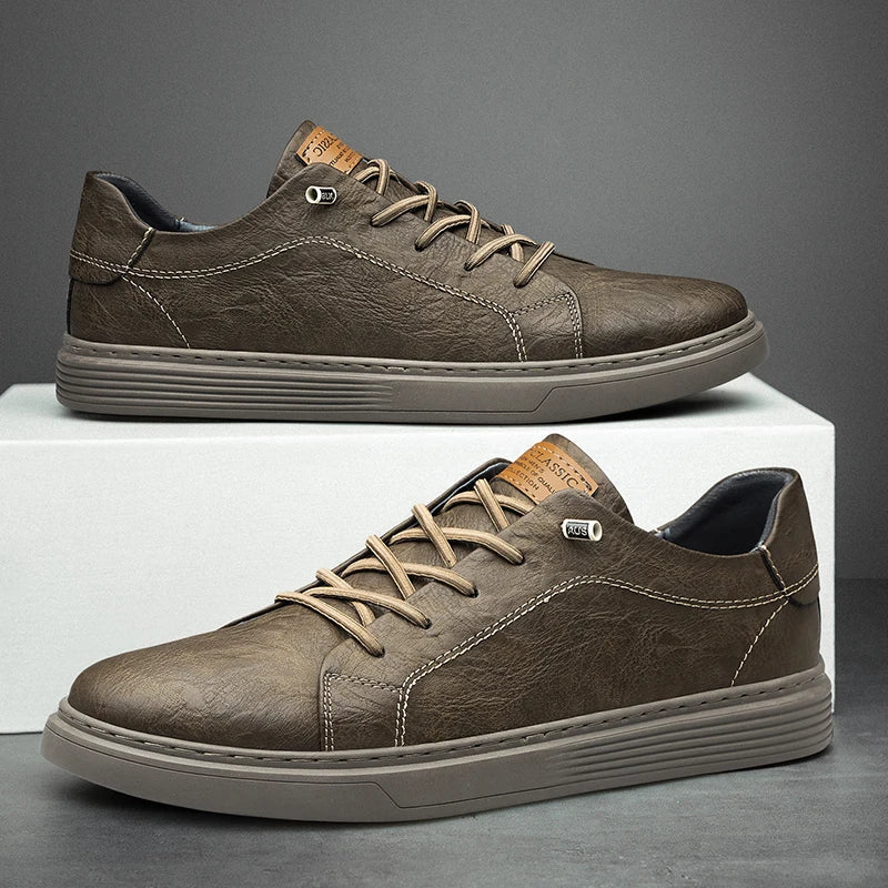 CLARK™ | Leather Trainers