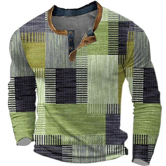 BUNTER™ | Colourful Statement Long Sleeve Shirt