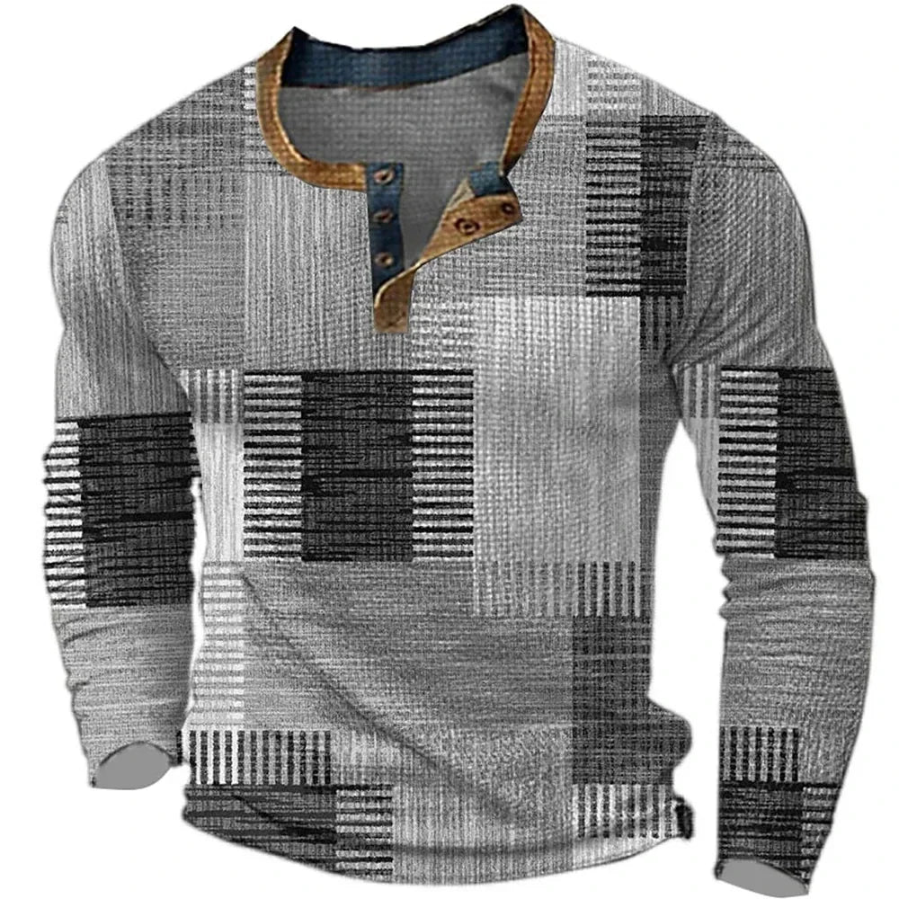 BUNTER™ | Colourful Statement Long Sleeve Shirt