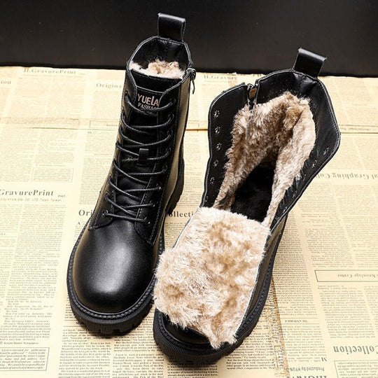 MOMO™ | Elegant winter boots in leather look