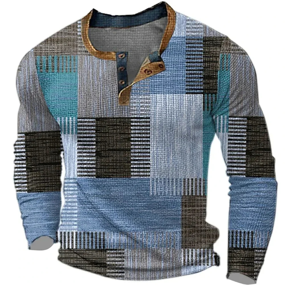 BUNTER™ | Colourful Statement Long Sleeve Shirt