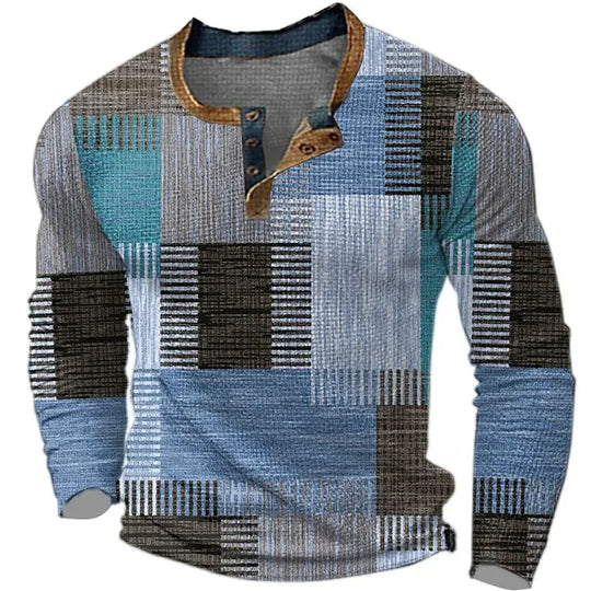BUNTER™ | Colourful Statement Long Sleeve Shirt