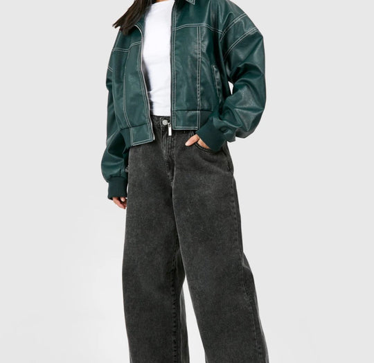 ALICE™ | Oversized Lederjacke