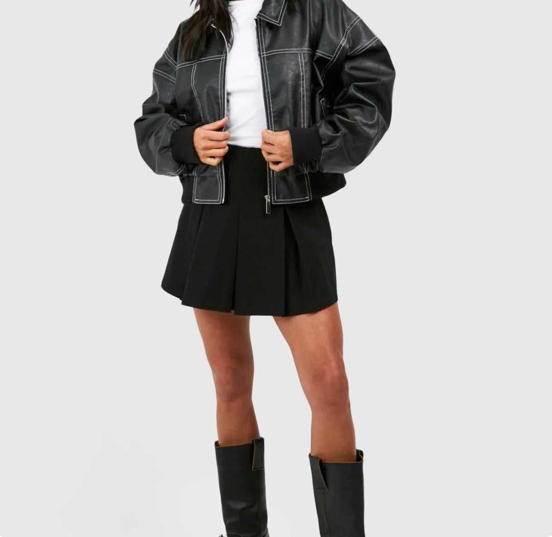 ALICE™ | Oversized Lederjacke