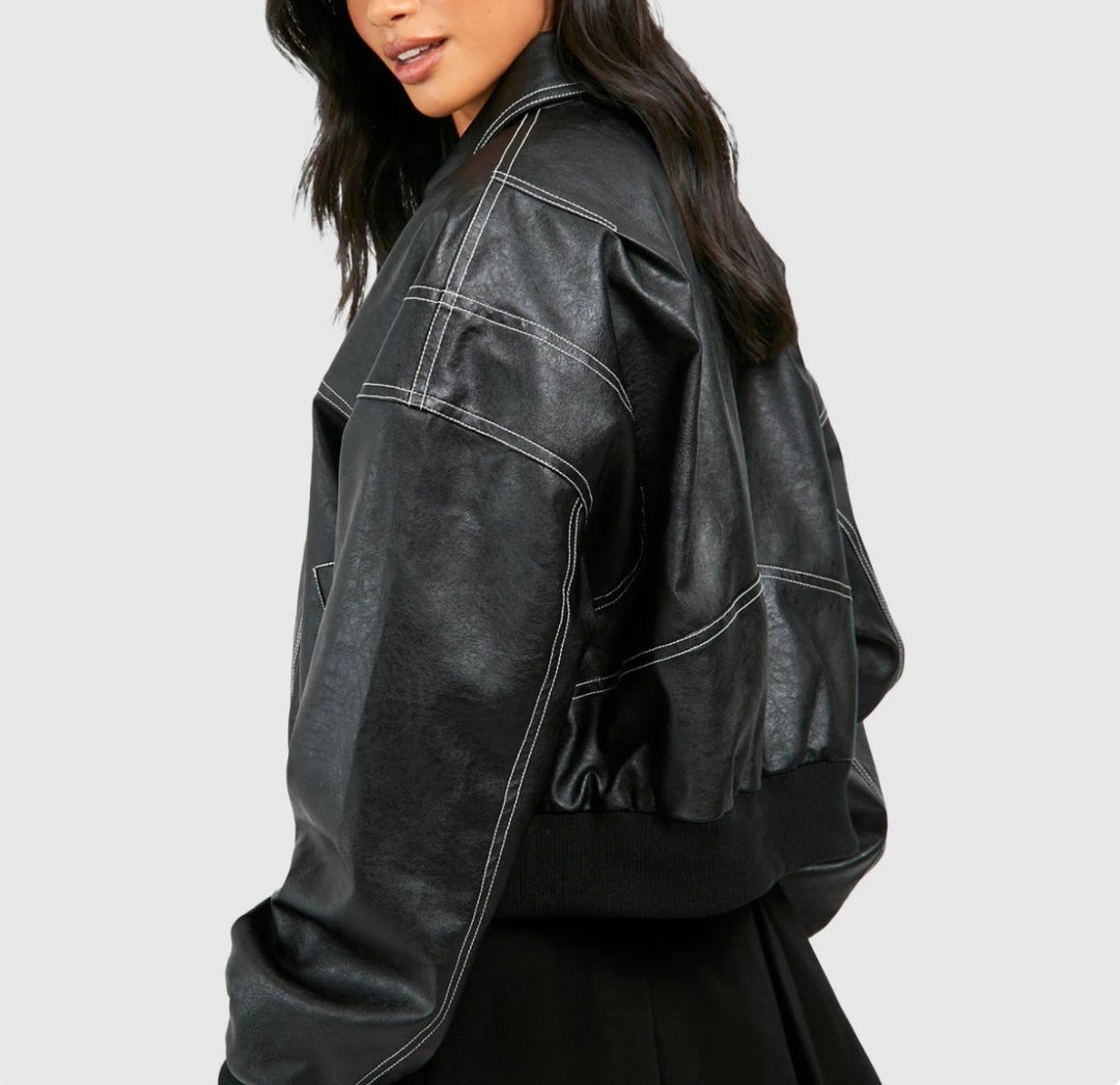 ALICE™ | Oversized Lederjacke