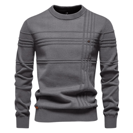 KEVIN™ | Stylish men's jumper with diamond pattern