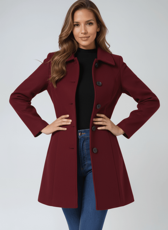 HELENA™ | Women's winter coat with one button